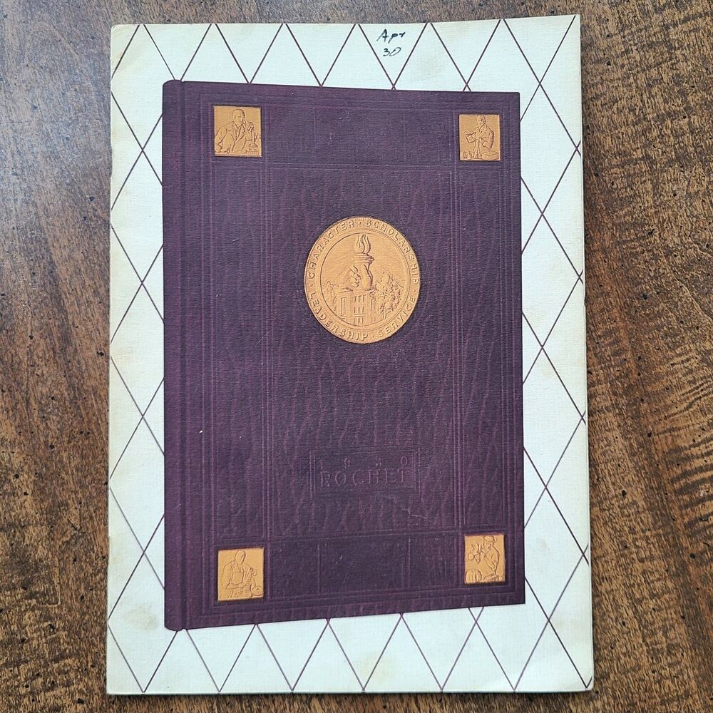 The Rochet 1929-1930 Rochester High School Minnesota Athletics Issue Illustrated